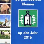 De plattdüütsch Klenner up dat Jahr 2016