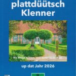 De plattdüütsch Klenner up dat Jahr 2026